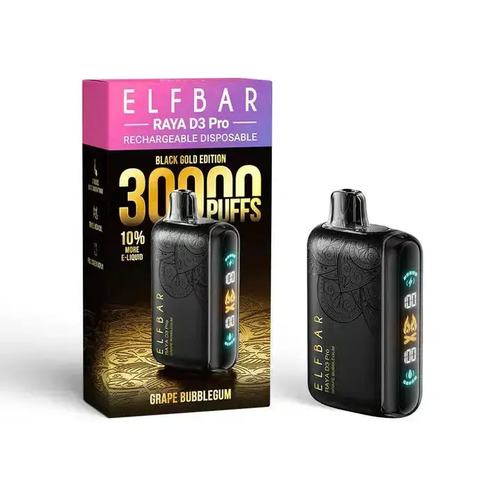 Elf Bar Raya D3 Pro 30 K – Grape Bubblegum - Vape Shop Ahmedabad VapeshopAhmedabad