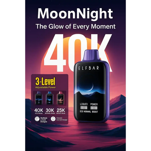Elf Bar Moon Night 40k – Blackberry Ice - Vape Shop Ahmedabad VapeshopAhmedabad